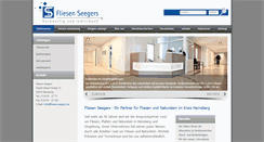 Desktop Screenshot of fliesen-seegers.de